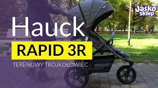 Hauck Rapid 3r Terenowy trójkołowy wózek spacerowy  jaskoskleppl [upl. by Amekahs]