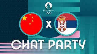 China v Serbia  Womens Olympic Basketball Tournament Paris 2024  Chat Party ⚡🏀 [upl. by Jepson877]