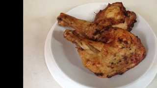 Grilled Chicken Recipes ไก่ย่างกระเทียมพริกไทยหนังกรอบ [upl. by Moishe]