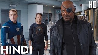 Avengers and Nick Fury Argument in Hindi  Tony Stark Thor Banner Captain America Lab Scene [upl. by Sirret560]