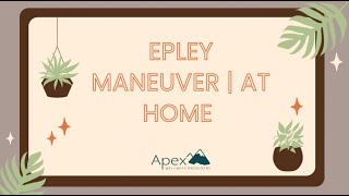 How to Perform the Epley Maneuver at Home [upl. by Seraphim]