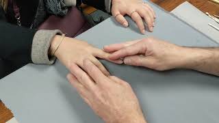 How to put on a finger prosthesis [upl. by Ronym163]