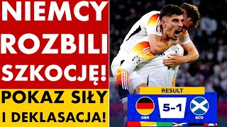 NIEMCY ROZBILI SZKOCJÄ EURO 2024 RUSZYĹO POKAZ SIĹY I DEKLASACJA [upl. by Fleurette]