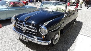 1956 Borgward Isabella Cabrio  Exterior amp Interior  Retro Classics meets Barock Ludwigsburg 2017 [upl. by Irehc]