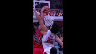 EJ Anosike WITH A POWERFUL SLAM for San Miguel vs Brgy Ginebra in 1Q  PBA Season 49 Governors Cup [upl. by Llebiram789]