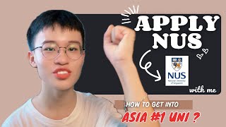 4 EASY Steps to apply NUS 2024 🎓for INTERNATIONAL student｜4步申请NUS amp 录取技巧🔥 [upl. by Ellyn]