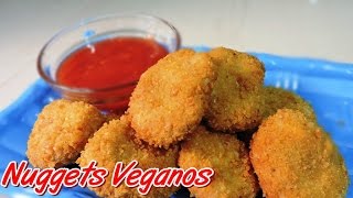 RECETA FACIL DE NUGGETS VEGANOS  RECETA VEGANA  RICARDO RENTERIA [upl. by Ylek883]