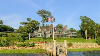 Magnificent Waterfront Estate in Shelter Island New York [upl. by Ahseined]