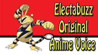 The Original Electabuzz Voice from the Original Pokemon Season [upl. by Pytlik]