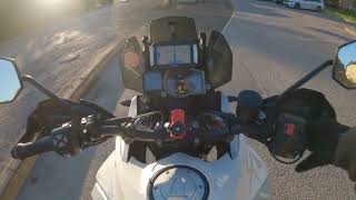 2015 KTM Super Adventure 1290 Summer evening ride  RAW  4K [upl. by Giustino115]