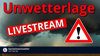 Gewitter und Unwetter live am Donnerstag [upl. by Bonneau264]