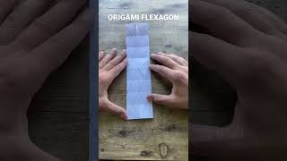 EASY FLEXAGON ORIGAMI TUTORIAL  PAPER INFINITY ORIGAMI FOLDING  PAPER ANTISTRESS  PAPERCRAFT [upl. by Akemad]