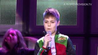 Ivan Ivanov  Superhero Bulgaria  1st rehearsal Junior Eurovision Song Contest 2011 Yerevan [upl. by Eciuqram]