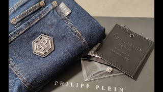 Philipp Plein Super Straight Cut Istitutional €350475 Jeans review [upl. by Adnilav]