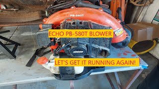 Echo PB580T Backpack Blower  Putting Back In Service [upl. by Manheim847]