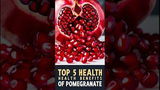 Top 5 Health Benefits of Pomegranates superfood healthyeating fruit pomegranate facts health [upl. by Sabu54]