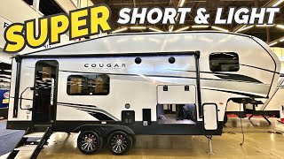 SUPER short amp light fifth wheel RV  2024 Keystone Cougar Sport 2100RK [upl. by Enailil677]