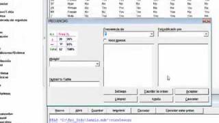 Obtención de distribuciones de frecuencia en Epi Info [upl. by Sredna]