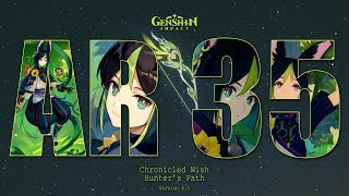 v45 Chronicled Wish Banner︱Hunters Path︱Genshin Impact [upl. by Amalbena634]