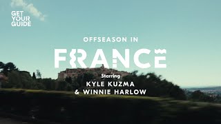 Offseason in France with Kyle Kuzma and Winnie Harlow  GetYourGuide [upl. by Goat]