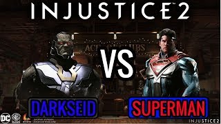 INJUSTICE 2  DARKSEID VS SUPERMAN [upl. by Yenhpad]