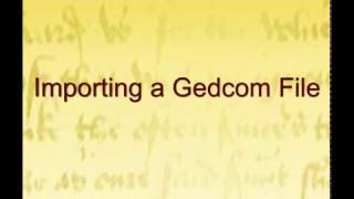 Importing a Gedcom File into GenoPro [upl. by Hamo90]