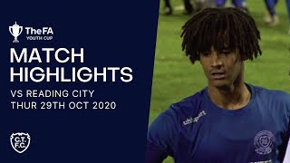 Chippenham Town U18 vs Reading City U18  FA Youth Cup Highlights Thur 29th Oct 2020 [upl. by Karil]