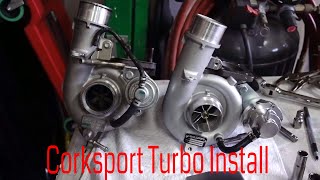 Mazdaspeed 3 Corksport Turbo install [upl. by Sugirdor]