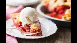 Strawberry Rhubarb Pie [upl. by Nnylsoj]