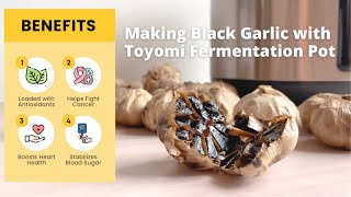 Making Black Garlic with Toyomi Fermentation Machine BGM 8810 [upl. by Atiral669]