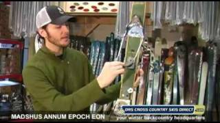 Madshus Annum  Epoch  Eon Skis Review Video by ORS Cross Country Skis Direct [upl. by Hogen]