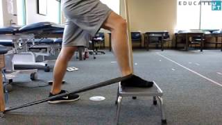 Self Mobilization to Improve ANKLE Mobility [upl. by Aibat631]