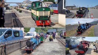 Trains on the Fairbourne Railway [upl. by Pavlish]