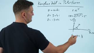 Komplexe Zahl in Polarform umwandeln  Mathe by Daniel Jung [upl. by Hetty398]