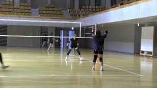 Japan Pro Volleyball Ball Control Routine [upl. by Schilling]