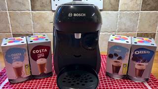 Tassimo by Bosch Happy TAS1002GB Costa  Oreo Coffee Machine from Currys [upl. by Neeven]