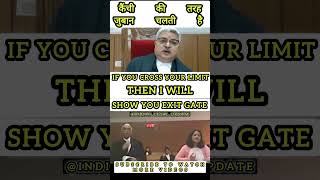 कैंची की तरह जुबान चलती है highcourtjudge judge advocate lawyer law new lawschool lawstudent [upl. by Yajeet]