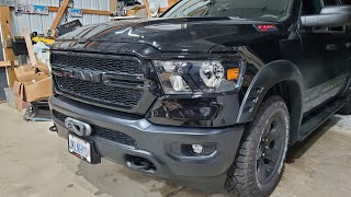 Ram Warlock Hidden Winch install Swarfworks Badlands APEX 12000lb [upl. by Nebra]