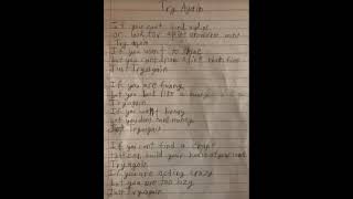 Legend presents Try Again a made up poem [upl. by Debor327]