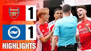 Arsenal vs Brighton 11 All Goals amp Extended Highlights  Premier League Highlights 2024 [upl. by Aila357]