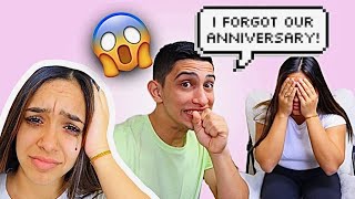 FORGOT OUR ANNIVERSARY PRANK ON GIRLFRIEND she cried [upl. by Theresa345]