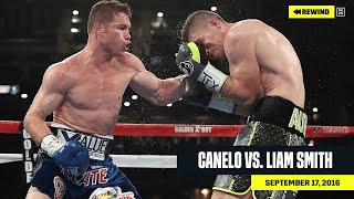 FULL FIGHT  Canelo vs Liam Smith DAZN REWIND [upl. by Lennor766]