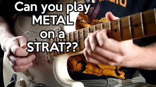 Can you play METAL on a STRAT  SpectreSoundStudios [upl. by Ahnavas]