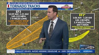 NWS EF3 Decatur tornado was widest in recorded state history [upl. by Pacificia]