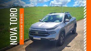 NOVA FIAT TORO FREEDOM DIESEL INTERMEDIÁRIA MAS BEM COMPLETA [upl. by Bertero]