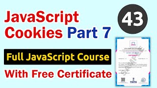 JavaScript Cookies Part 7 [upl. by Mairem]