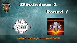 Atlasbasket  Div 1Round 1  WONDER KIDS vs SHAKERS [upl. by Krys]