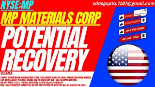 POTENTIAL RECOVERY  MP STOCK ANALYSIS  MP MATERIALS CORP STOCK [upl. by Leamse434]