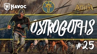 Total War Attla  Ostrogoths 25  End of the Campaign [upl. by Tini]