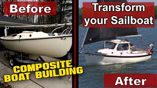 How to Add a Pilothouse to your Sailboat  Compac 16  Sailboat Restoration [upl. by Dyke]